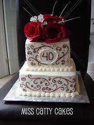Looking for fortieth anniversary gift ideas? 40th Wedding Anniversary Cake 40th Wedding Anniversary Cake 40th Wedding Anniversary Wedding Anniversary Cakes