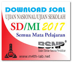 Di bawah ini adalah contoh. Download Soal Un Ujian Naional Us Ujian Sekolah Sd 2017 Semua Mata Pelajaran Naskah Asli M4th Lab
