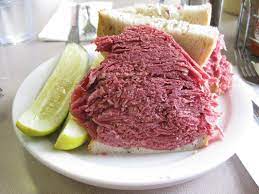 There are only so many cleveland restaurants that can boast that a president stopped by to dine on one of this restaurant is probably northeast ohio's favorite sandwich shop, and you'll know why in just one bite. Corned Beef Sandwich From Slyman S In Cleveland Corned Beef Sandwich Food Cooking Recipes