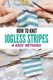 Learn how to knit jogless stripes when working in the round. How To Knit Jogless Stripes In The Round 4 Easy Methods For Knitting Jogless Stripes Beginner Knitting Patterns Knitting Tutorial Advanced Knitting Techniques