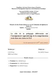 Sep 19, 2016 · les enseignants : La Production Ecrite En Classe De Fle Difficultes Et Remediations Cas Des Apprenants De Cinquieme Annee Primaire