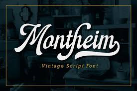 In the article below we explain the basics of these font pairs are perfect if you are trying to create your next logo, presentation, infographic, or anything else you'd like to design. Montheim Script Vintage Script Fonts Script Retro Font