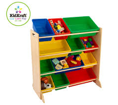 Le petit meuble de rangement cuisine sera également la solution parfaite pour stocker différentes denrées. Kidkraft Meuble Avec Bacs De Rangement Couleurs Primaires 16774