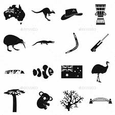 Australia Icons Simple Icon Design Inspiration Icon Icon Design