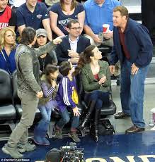 Will Ferrell gets hauled off at NBA game filming Daddy's Home | Daily Mail  Online