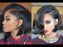 An impressively versatile haircut, black hair bobs come in a variety of lengths and textures, from sleek and chin length to long and wavy, the possibilities are countless. Cute Short Bob Hairstyles And Haircuts For Black Women Ideas 2017 Youtube