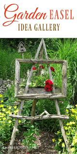 Garden Art Easel Idea Gallery Kreative Garten Ideen Kunst Staffelei Gartenkunst
