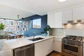 23 Affordable Blue Wall Kitchen Design Ideas For Your Kitchen Inspiration Blue Accent Walls Accent Wall In Kitchen Kitchen Design