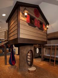 Creating a diy indoor playhouse will provide kids with fun regardless of the weather outdoors. 12 Incredible Indoor Playhouses Play Houses Treehouse Bedroom Indoor Playhouse