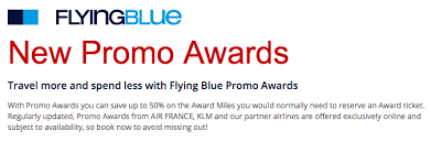 Air France Klm Flyingblue Promo Awards August 2017 One