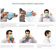 Que vous ayez un masque chirurgical jetable ou un masque en tissu lavable, sachez que tous deux doivent se porter sur une peau nue. Masque Chirurgical X3000 Onel Shop