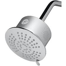 Rock Showertime With Bluetooth Enabled Waterproof Speakers Built Into A Jacuzzi Showerhead Water Sense Shower Heads Gpm