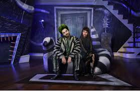From beetlejuice to dark shadows, the faces of burtons characters are creepily charismatic. Beetlejuice Tim Burton S 1988 Cult Film Kinda Musicalized New York Stage Review