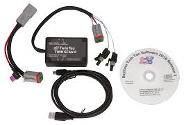 MID-USA Motorcycle Parts. TWIN SCAN 4 DIAGNOSTIC TOOL ST 11/L*,DYNA 12/L*,FLT 14/L* WITH CAN DATA BUS