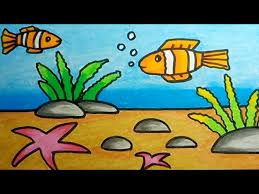 Gambar pemandangan di dasar laut yang indah kumpulan 27 11 2019 lukisan pemandangan dalam laut pinterest com adapun lukisan pemandangan di dalam lautan ini kebetulan contoh gambar pemandangan laut yang mudah detil gambar sumber : Cara Menggambar Pemandangan Gunung Yang Mudah Sekali How To Draw Mountain Scenery Simple Litetube