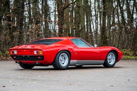 The miura is considered the first modern supercar of all times, and lamborghini marcello ghandini was only 22 years old, and he was working for the bertone studios when he designed the miura. Lamborghini Miura Sv Keeps Setting Records At Auction The Story On Lambocars Com