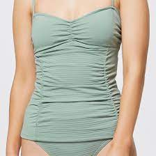 Shape Your Body Textured Tankini Top Khaki Target Australia Tankini Tankini Top Khaki