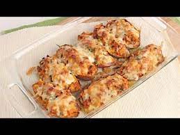 Chorizo Stuffed Sweet Potatoes Recipe Laura Vitale Laura In The Kitchen Episode 983 Sweet Potato Recipes Recipes Potato Recipes