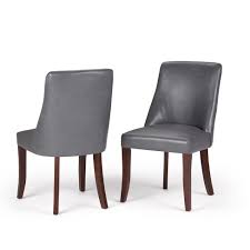 Set Of 2 Haley Deluxe Dining Chair Stone Gray Faux Leather Wyndenhall Target Helping sellers understand their audience.