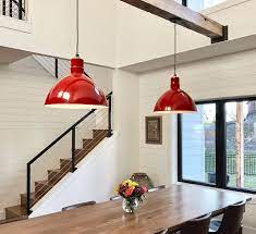 Wilcox Deep Bowl Pendant Light Red Pendant Light Pendant Light Hanging Lights Kitchen