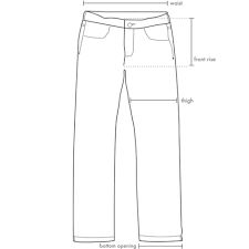 74 Uncommon Thigh Size Chart For Jeans