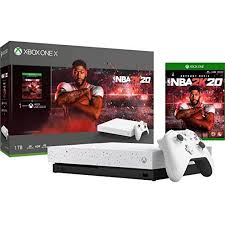 Xbox One X 1tb Console Nba 2k20 Special Edition Bundle White Microsoft Xbox One Video Game Facts Xbox Wireless Controller