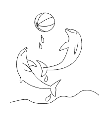 Download or print this amazing coloring page: Top 20 Free Printable Dolphin Coloring Pages Online