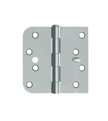 Over time, homes can settle unevenly and heavy doors can pull on hinges, causing the door to stick and rub. 4 X 4 X 5 8 Radius Leaf X Square Corner Residential Stainless Steel Hinge Deltana Ss44058ta32d Doorware Com