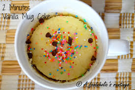 As with most of our delicious baked treats, we're making good use of our almond flour. Eggless Vanilla Mug Cake In 2 Minutes A Foodaholic S Rantings