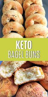 This Keto Bagel Bun With Yeast Recipe Surpasses All The Rest With An Amazing Texture And Delicious Bread Flavor Keto Bagels Ketogenic Recipes Best Keto Bread