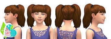 Mischievous Pigtails Summer Pigtails Collection Part 05 I Made These Pigtails Forever Ago And Have Been Asked To Release Them But Never Got Aroun Coiffure