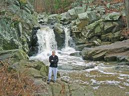 There's even a large sign steps from the waterfall noting the $250 fine for violators. Scott S Run Nature Preserve Hike