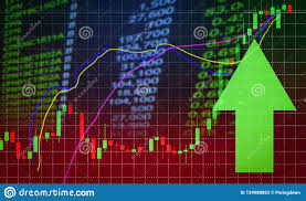 Success Stock Market Price Green Arrow Up Profits Growth