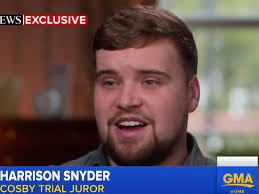 Bill Cosby Juror Harrison Snyder says Comedian's Words Sunk Him