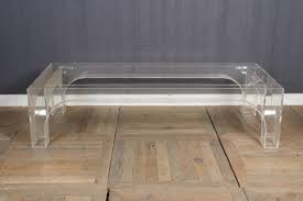 Sculptural coffee table with lucite base and glass top 1970s. Lot Lucite Coffee Table Base