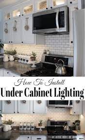 Don't let the amount of choices leave you in the dark; How To Install Kitchen Cabinet Lighting Installing Under Cabinet Lighting Installing Kitchen Cabinets Kitchen Design