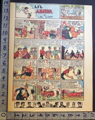 1938 AL CAPP LI'L ABNER CARTOON HILLBILLY DOGPATCH ADVICE CHILDREN COMIC  33710 | eBay