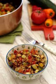 lentilles cuisinees facon ratatouille amandine cooking ratatouille cuisiner des lentilles cuisine