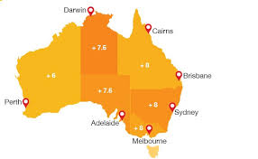La durata indicativa del volo diretto da italia a australia è di 17h 17min e dipende dalla distanza tra i due aeroporti. Fuso Orario Australia Differenza Fuso Orario Tra Italia E Australia
