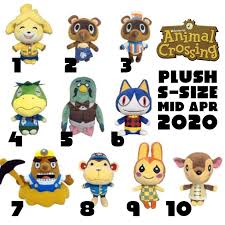 New Animal Crossing All Star Collection Plush Doll S Size Sanei Boueki Japan Japan You Want Animal Crossing Plush Animal Crossing New Animal Crossing