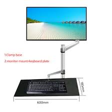 Check spelling or type a new query. Oa 10ky Aluminum Dual Arm Monitor Holder Stand Long Keyboard Tray Bracket Clamp Desktop With Pole Move Up Down Full Motion Big Offer C670e Goteborgsaventyrscenter