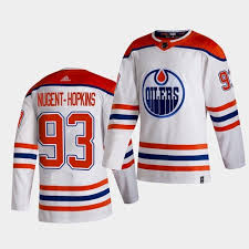 Shop edmonton oilers apparel and gear at fansedge.com. Edmonton Oilers 2021 Reverse Retro Ryan Nugent Hopkins White Jersey Paragonsports On Artfire