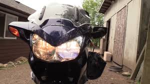 Honda St1300 Headlight Bulb Replacment Youtube