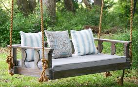 The seat portion is 15 deep front to back; Porch Swings Patio Lawn Garden Backyard Discovery 2006614 Farmhouse Cedar Porch Swing Light Brown