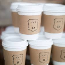 Add On 50 Etsy Coffee Sleeve Coffee Favors Paper Coffee Cup
