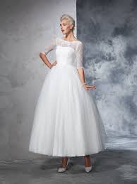 Our new, sample, amp preowned wedding dresses will amaze you! Ankle Length Plus Size Wedding Dresses Veroella