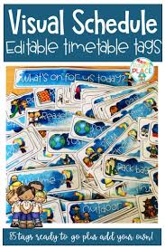 A Visual Schedule Showing Your Timetable Is Vital For Young Learners Our Students Love To Know What Their D Visual Schedule Schedule Cards Teaching Activities