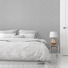 Choose from feature wall or modern wallpaper for your bedroom from wilko. Imogen Plain Wallpaper Silver Wallpaper From I Love Wallpaper Uk
