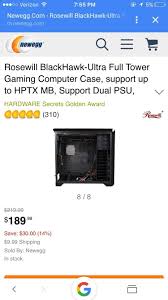 13 likes | 10k downloads | 14k views. Best Rosewill Blackhawk Ultra Full Tower Gaming Computer Case For Sale In Ocala Florida For 2021