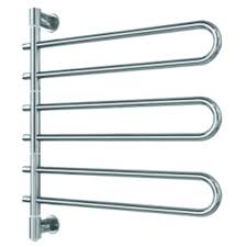 No tools or hardware are required, and it is safe for any surface. Thermorail Sv43 Swivel 6 Bar Heated Towel Rail Watts 77 Bathrooms Are Us
